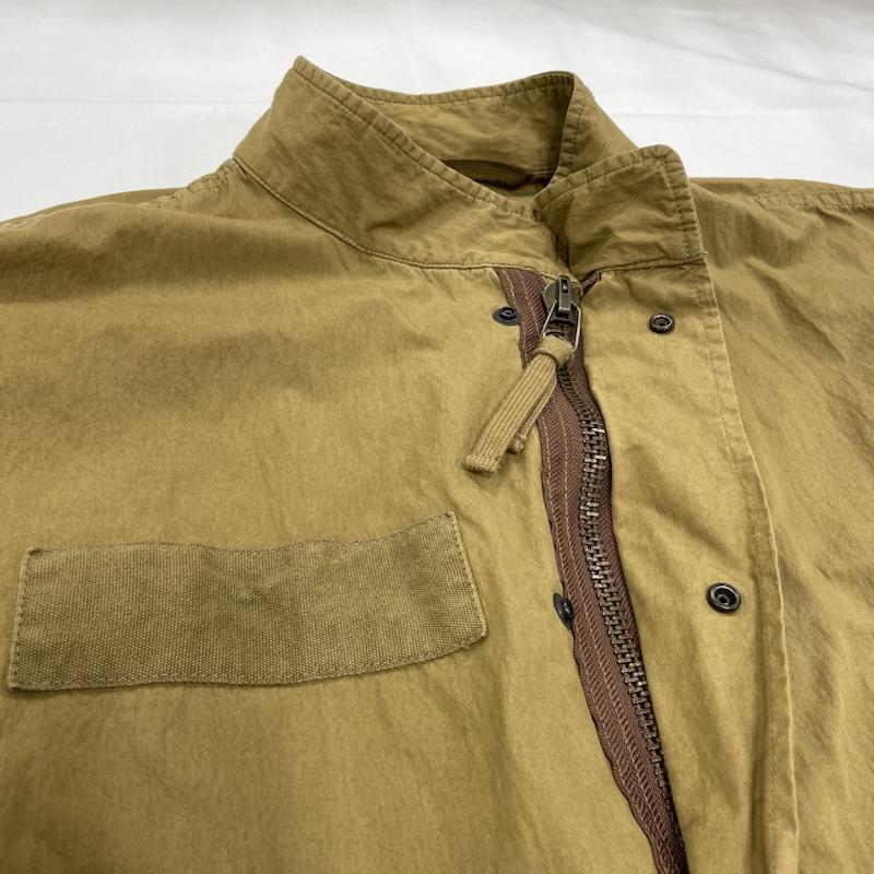 古着 USED コート コート一般 MASSES 18AW マシス フィッシュテール ミリタリー モッズコート パッチ ワッペン S ボーダー柄 カーキ / カーキ / khaki メンズ USED 古着 中古 50145515