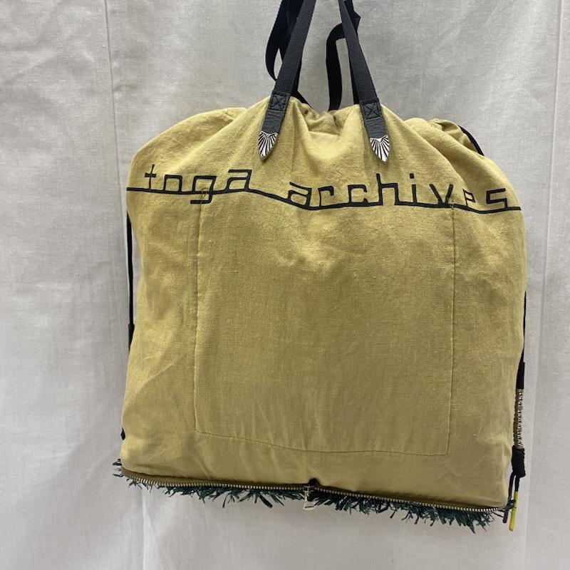 ポーター PORTER ショルダーバッグ ショルダーバッグ PORTER×TOGA ARCHIVES パッカブル 2WAYショルダーバッグ beige ロゴ、文字 ベージュ / ベージュ / beige X 緑 / グリーン / green レディース USED 古着 中古 50145580
