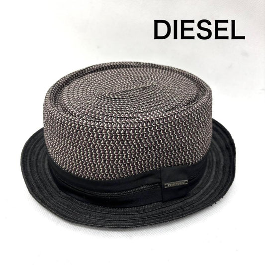 ディーゼル DIESEL 帽子 ハット ハット 編込み パープル 麦わら帽子 サイズ11 - レディース USED 古着 中古 50145590