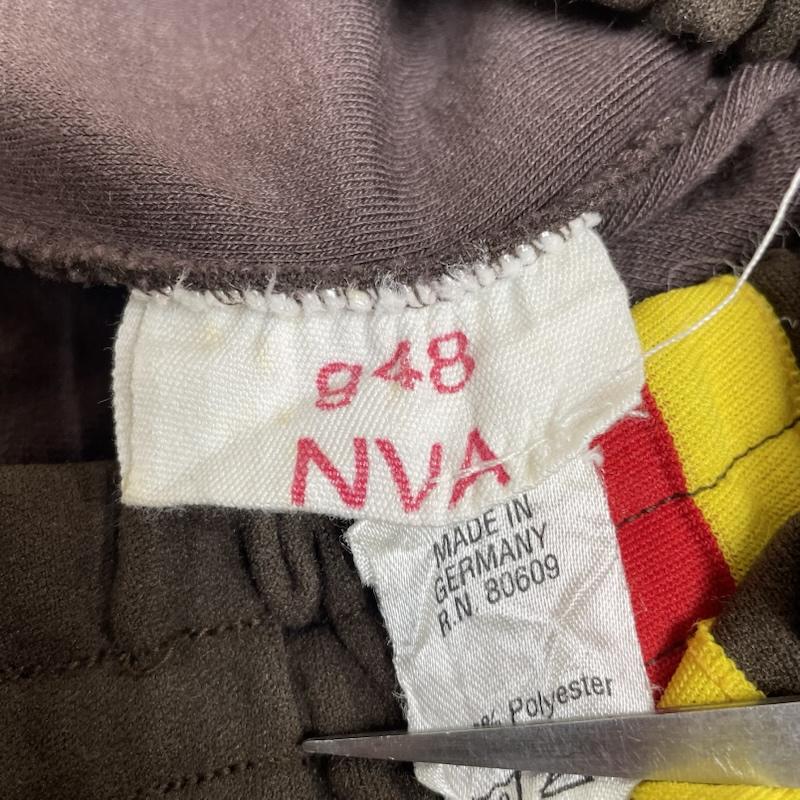 古着 USED パンツ ワークパンツ、ペインターパンツ 80s 実物 東ドイツ軍 NVA 国家人民軍 ダブルライン ジョガー パンツ ジャージ スウェット 無地 茶 / ブラウン / brown X 赤 / レッド / red X 黄 / イエロー / yellow メンズ USED 古着 中古 50145610