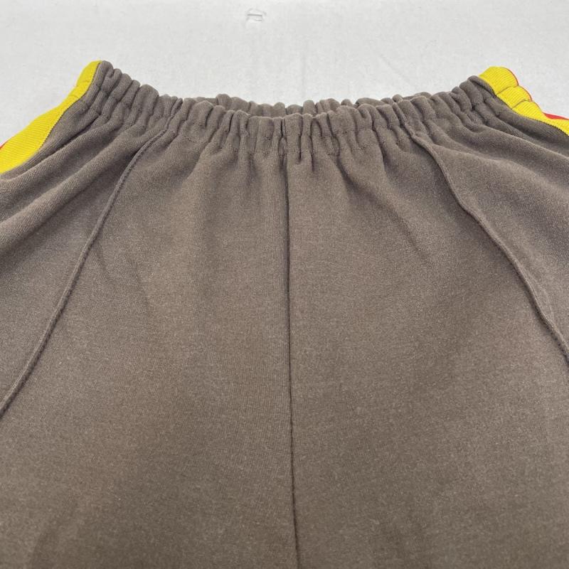 古着 USED パンツ ワークパンツ、ペインターパンツ 80s 実物 東ドイツ軍 NVA 国家人民軍 ダブルライン ジョガー パンツ ジャージ スウェット 無地 茶 / ブラウン / brown X 赤 / レッド / red X 黄 / イエロー / yellow メンズ USED 古着 中古 50145610