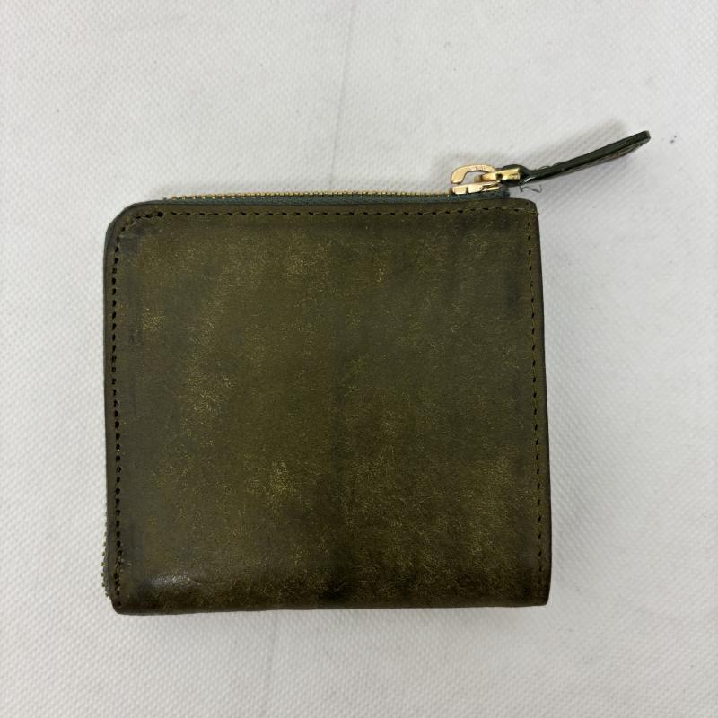 レザー レザー 財布 二つ折り レザーウォレット タンニンなめし革 メンズ USED 古着 中古 50145636