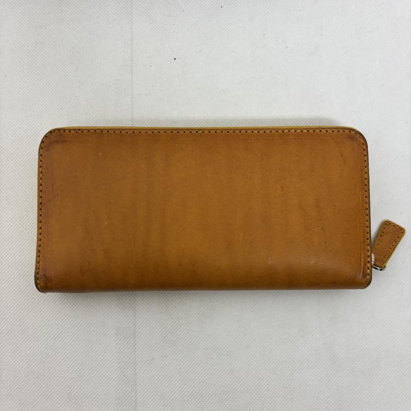 レザー レザー 財布 長財布 レザーウォレット ブッテイロ タンニンなめし カード大量 メンズ USED 古着 中古 50145640