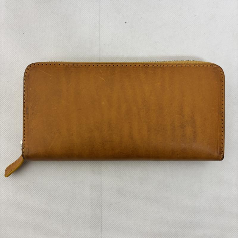 レザー レザー 財布 長財布 レザーウォレット ブッテイロ タンニンなめし カード大量 メンズ USED 古着 中古 50145640