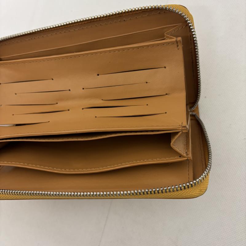レザー レザー 財布 長財布 レザーウォレット ブッテイロ タンニンなめし カード大量 メンズ USED 古着 中古 50145640