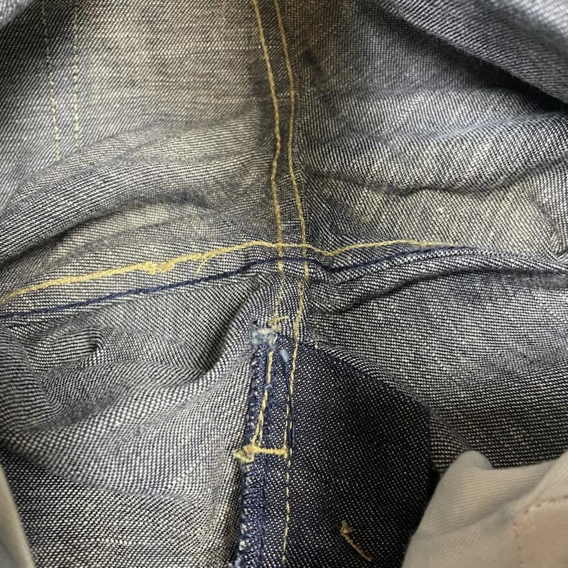 リーバイス Levi s パンツ デニム、ジーンズ SILVER TAB STOVE PIPE ストレート デニム パンツ ジップフライ 45554-1901 26インチ ロゴ、文字 インディゴ / インディゴ / Indigo レディース USED 古着 中古 50145656
