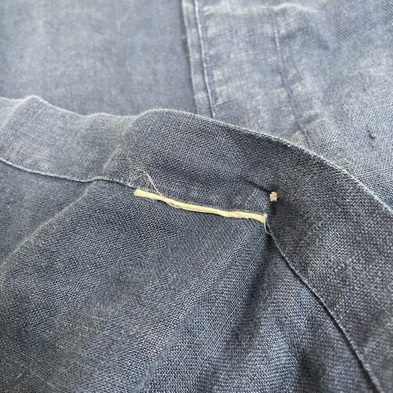 ラルフローレン RALPHLAUREN シャツ、ブラウス 長袖 長袖 シャツ ブラウス 麻100% リネン バンドカラー ロゴ ワンポイント 刺繍 XL ロゴ、文字 X 刺繍 X ワンポイント インディゴ / インディゴ / Indigo メンズ USED 古着 中古 50145662