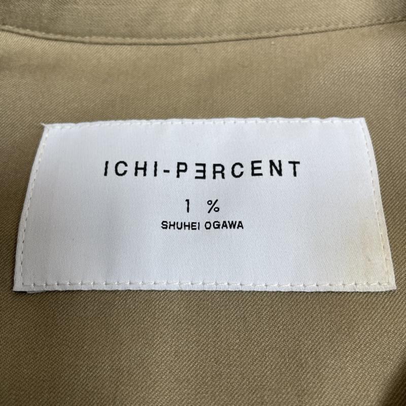 古着 USED シャツ、ブラウス 長袖 ICHI PERCENT ブラウス 長袖 無地 チュニック 短丈ワンピース フリル リブニット バンドカラー 2 無地 ベージュ / ベージュ / beige レディース USED 古着 中古 50145706
