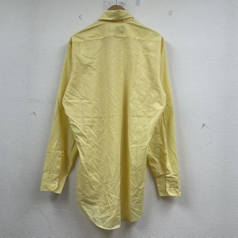 シアーズ SEARS シャツ、ブラウス 長袖 80s ヴィンテージ SEARS 長袖 ドレスシャツ ブラウス Shirt ロングスリーブ 胸ポケット サイズ15 1/2-36 - 無地 黄 / イエロー / yellow メンズ USED 古着 中古 50145710