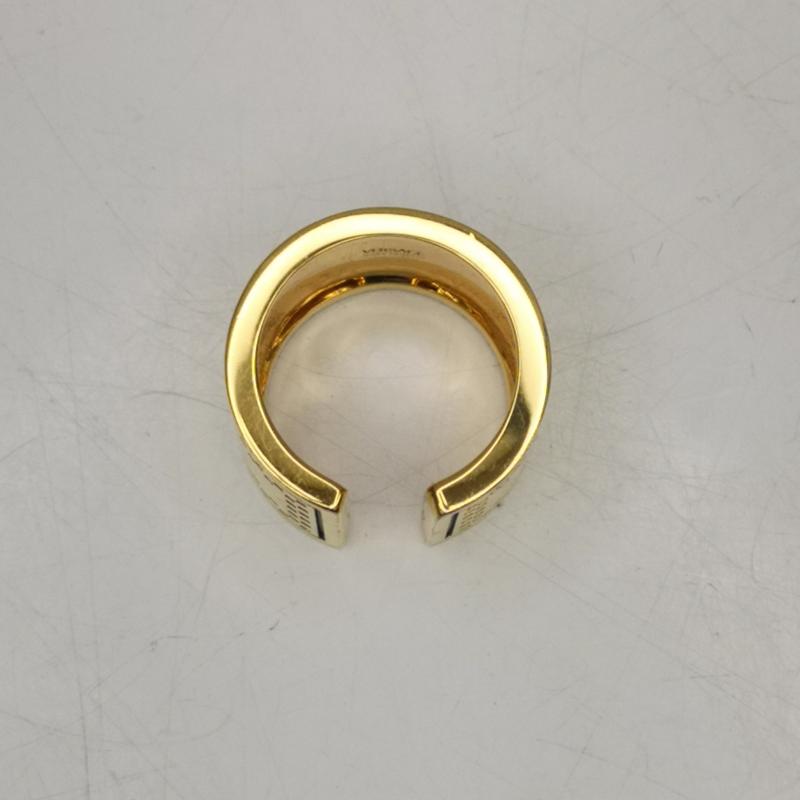 ヴェルサーチ VERSACE アクセサリー 指輪 Vintage Logo Ring ロゴ エングレーブ リング 指輪 21号 - 金 / ゴールド / gold color メンズ USED 古着 中古 50145712