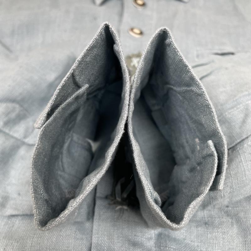 古着 USED シャツ、ブラウス 長袖 ヴィンテージ Distler Tyrolean shirt チロリアン 長袖シャツ 編み上げ ロゴ プリント S ロゴ、文字 X プリント 水色 / ライトブルー / メンズ USED 古着 中古 50145714