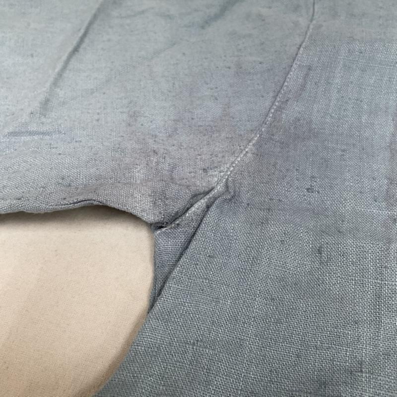 古着 USED シャツ、ブラウス 長袖 ヴィンテージ Distler Tyrolean shirt チロリアン 長袖シャツ 編み上げ ロゴ プリント S ロゴ、文字 X プリント 水色 / ライトブルー / メンズ USED 古着 中古 50145714