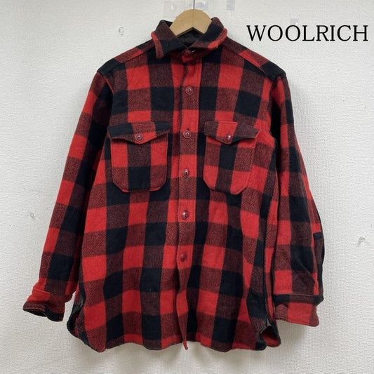 ウールリッチ WOOLRICH ジャケット、上着 ジャンパー、ブルゾン 50s 長袖 シャツ ジャケット ヴィンテージ マチ付き バッファローチェック - チェック 黒 / ブラック / black X 赤 / レッド / red メンズ USED 古着 中古 50145716