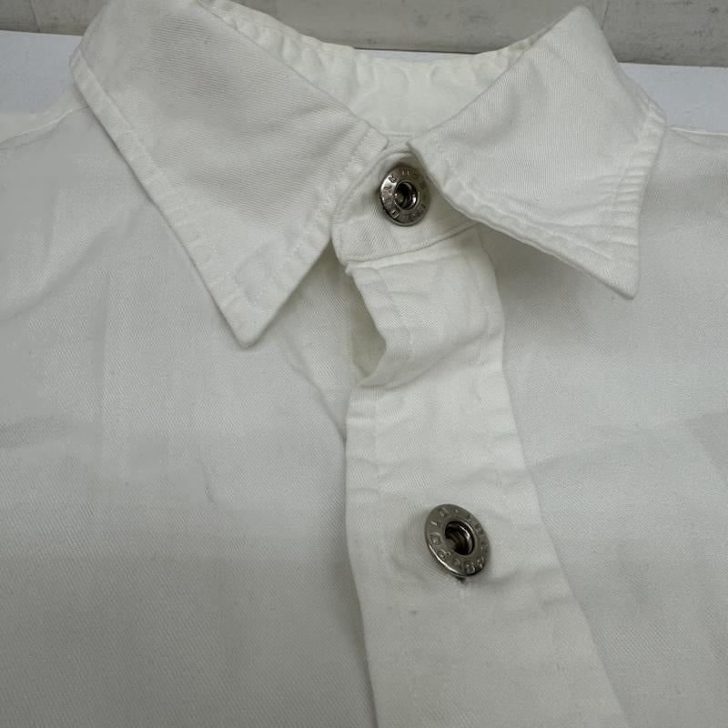ポロスポーツラルフローレン POLOSPORT シャツ、ブラウス 長袖 90s 袖 ロゴ レギュラーカラー シャツ M 白 / ホワイト / white メンズ USED 古着 中古 50145723