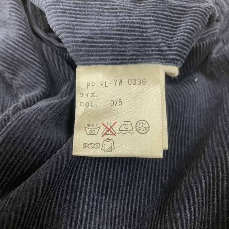 ポロバイラルフローレン Polo by RALPH LAUREN パンツ ワークパンツ、ペインターパンツ 90s 2タック スラックス コーデュロイ パンツ ジップフライ スリム 細目 タイトシルエット 28インチ 無地 紺 / ネイビー / navy メンズ USED 古着 中古 50145726