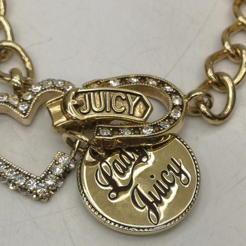 ジューシークチュール JUICY COUTURE アクセサリー ブレスレット、バングル ゴールド ラインストーン ハートチャーム ブレスレット - 金 / ゴールド / gold color レディース USED 古着 中古 50145734