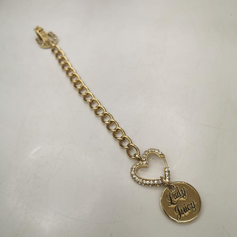 ジューシークチュール JUICY COUTURE アクセサリー ブレスレット、バングル ゴールド ラインストーン ハートチャーム ブレスレット - 金 / ゴールド / gold color レディース USED 古着 中古 50145734