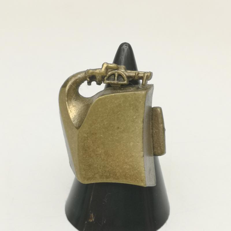 古着 USED アクセサリー 指輪 フィンランド ヴィンテージ ビョルン ヴェクストロム クリム フレーム ブロンズ リング 16号 - メンズ USED 古着 中古 50145735