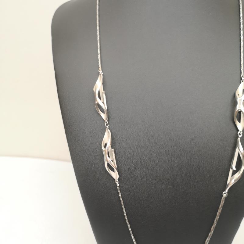ジバンシィ GIVENCHY アクセサリー ネックレス、ペンダント ヴィンテージ デザイン ロング ネックレス - 銀 / シルバー / silver color レディース USED 古着 中古 50145737