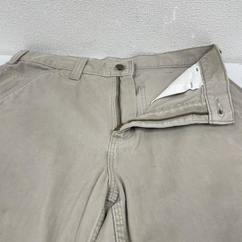 カーハート Carhartt パンツ ワークパンツ、ペインターパンツ B324 FDK トラウザー ワークパンツ ペインターパンツ リラックスフィット 33インチ ロゴ、文字 X 刺繍 ベージュ / ベージュ / beige メンズ USED 古着 中古 50145744