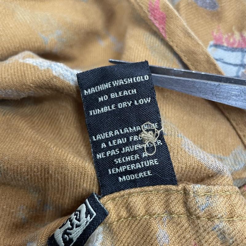 オベイ OBEY シャツ、ブラウス 長袖 長袖 フランネルシャツ ブラウス Shirt ロングスリーブ 総柄 プリント M 総柄 マルチカラー / マルチカラー / multicolor メンズ USED 古着 中古 50145746