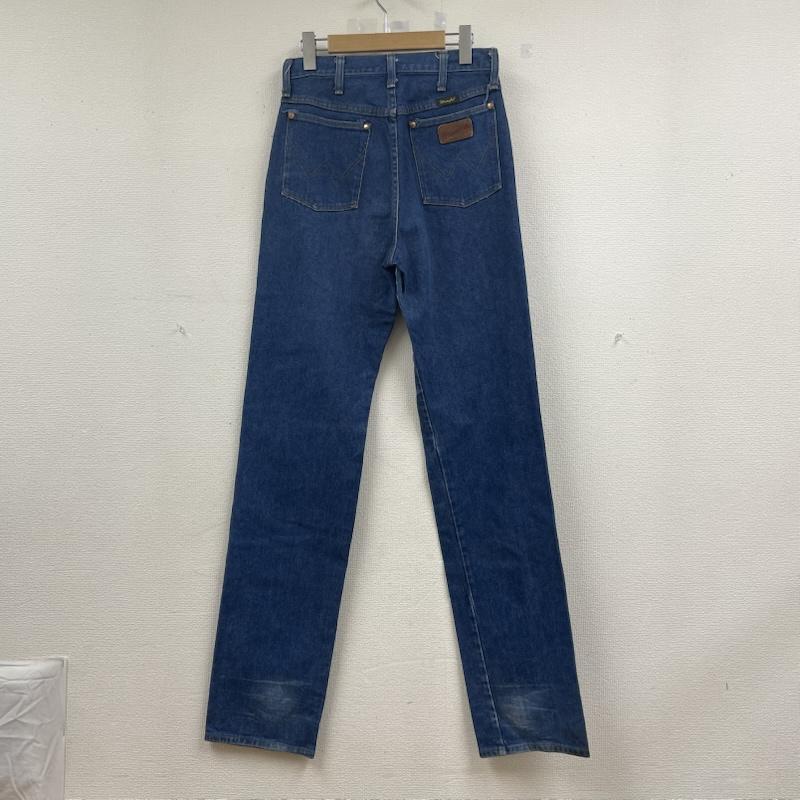 ラングラー Wrangler パンツ デニム、ジーンズ 80s ヴィンテージ カナダ製 スリム デニム パンツ ジップフライ ロゴ 刺繍 パッチ サイズ11 - ロゴ、文字 X 刺繍 インディゴ / インディゴ / Indigo メンズ USED 古着 中古 50145748