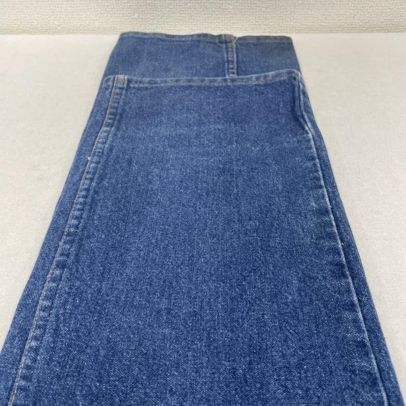 ラングラー Wrangler パンツ デニム、ジーンズ 80s ヴィンテージ カナダ製 スリム デニム パンツ ジップフライ ロゴ 刺繍 パッチ サイズ11 - ロゴ、文字 X 刺繍 インディゴ / インディゴ / Indigo メンズ USED 古着 中古 50145748