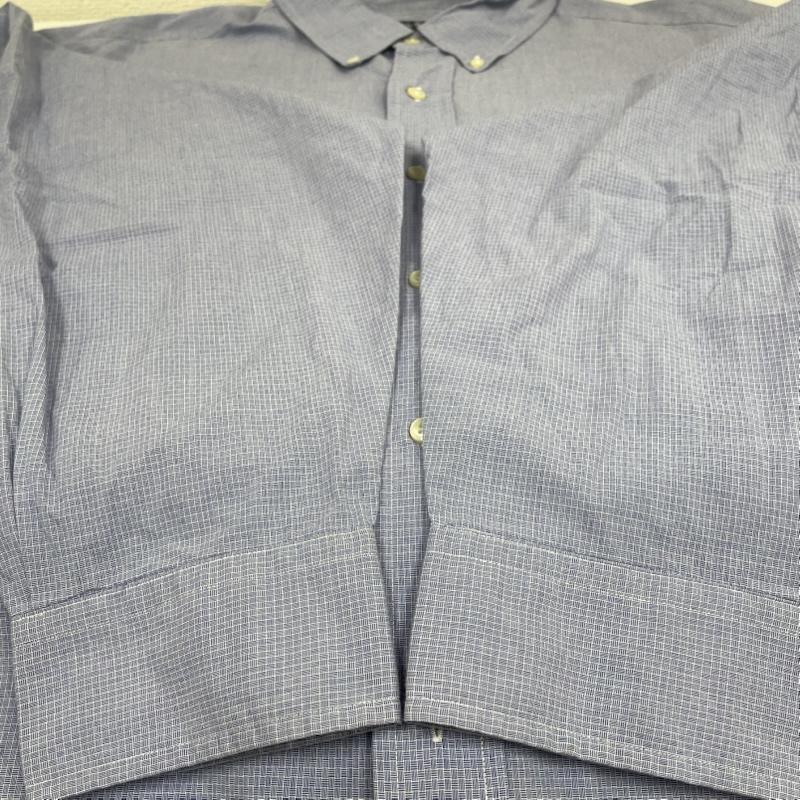 ラルフローレン RALPHLAUREN シャツ、ブラウス 長袖 90s YARMOUTH 長袖 ボタンダウン シャツ ブラウス チェック サイズ14 1/2 36/37 - チェック X ワンポイント X ロゴ、文字 X 刺繍 白 / ホワイト / white X 青 / ブルー / blue メンズ USED 古着 中古 50145759