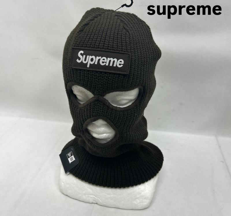 シュプリーム Supreme 帽子 ニット帽 SUPREME × New Era バラクラバ 2024FW - ロゴ、文字 茶 / ブラウン / brown メンズ USED 古着 中古 50145774
