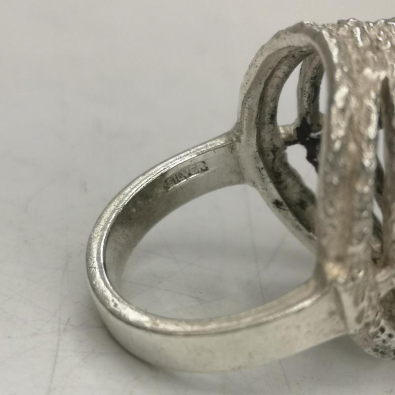 シルバー （９２５） シルバー （９２５） アクセサリー 指輪 ヴィンテージ ターコイズ シルバー リング 指輪 11号 - 銀 / シルバー / silver color レディース USED 古着 中古 50145832