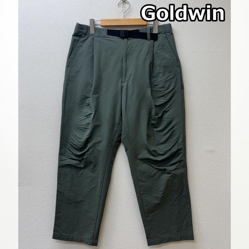 ゴールドウィン GOLDWIN ボトムス ボトムス 1TUCK TAPERED STRETCH CHINO TROUSERS ワンタック テーパード チノ パンツ GO31833P L ワンポイント X ロゴ、文字 X 刺繍 メンズ USED 古着 中古 50145842