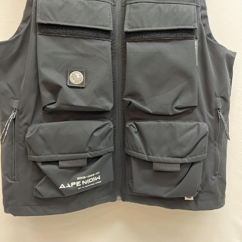 エーエイプバイアベイシングエイプ AAPE BY A BATHING APE ジャケット、上着 ダウンベスト AAPVCM7455XXH 中綿 ベスト L 黒 / ブラック / black メンズ USED 古着 中古 50145844