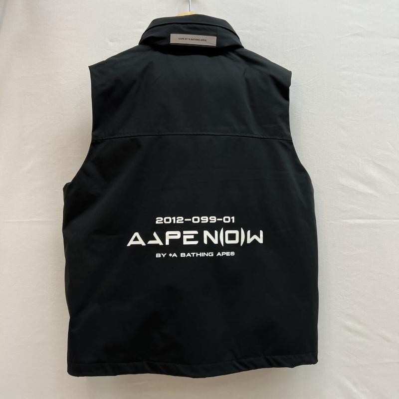 エーエイプバイアベイシングエイプ AAPE BY A BATHING APE ジャケット、上着 ダウンベスト AAPVCM7455XXH 中綿 ベスト L 黒 / ブラック / black メンズ USED 古着 中古 50145844