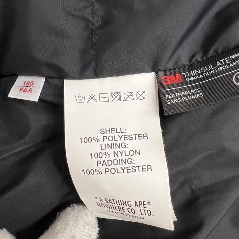 エーエイプバイアベイシングエイプ AAPE BY A BATHING APE ジャケット、上着 ダウンベスト AAPVCM7455XXH 中綿 ベスト L 黒 / ブラック / black メンズ USED 古着 中古 50145844