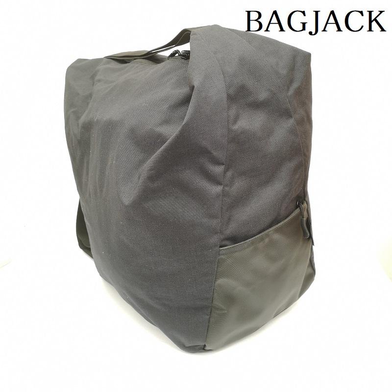 バッグジャック BAGJACK リュックサック、デイパック リュックサック、デイバッグ 3WAY リュック バックパック ハンド ショルダー バック - 黒 / ブラック / black X 紺 / ネイビー / navy メンズ USED 古着 中古 50145874
