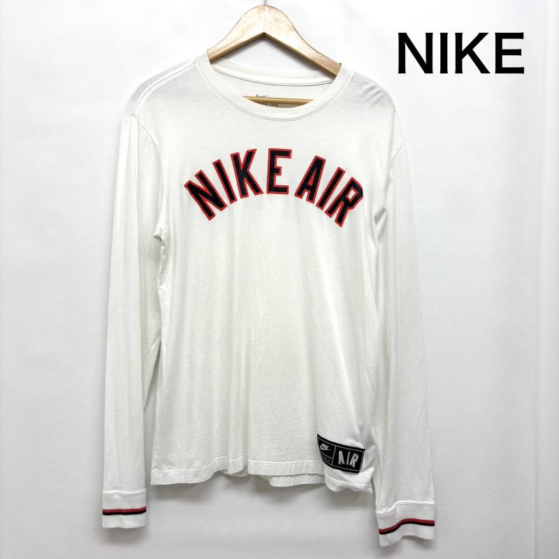 ナイキ NIKE Tシャツ 長袖 ロンT NIKE AIR CK9660-063 ロゴ M 白 / ホワイト / white メンズ USED 古着 中古 50145894