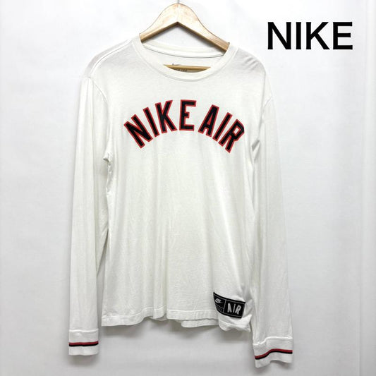 ナイキ NIKE Tシャツ 長袖 ロンT NIKE AIR CK9660-063 ロゴ M 白 / ホワイト / white メンズ USED 古着 中古 50145894
