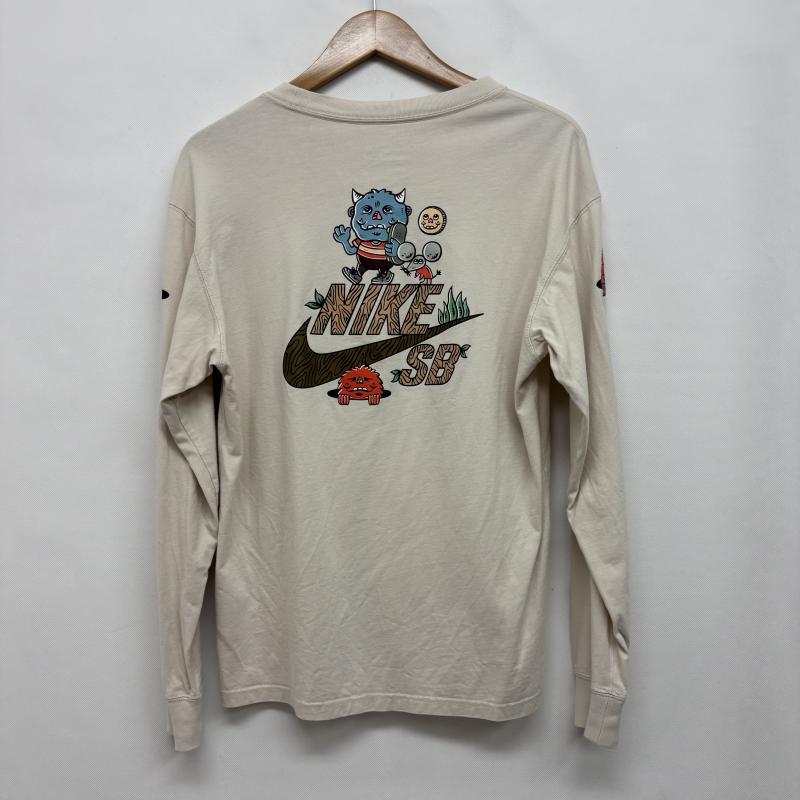 ナイキ NIKE Tシャツ 長袖 ロンT CZ6176-104 ロングスリーブ ポケット スケート プリント S メンズ USED 古着 中古 50145899