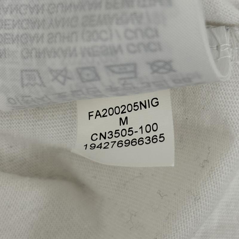 ナイキ NIKE Tシャツ 長袖 ロンT AIR JORDAN エアジョーダン cn3505-100 プリント ロゴ M 白 / ホワイト / white メンズ USED 古着 中古 50145903