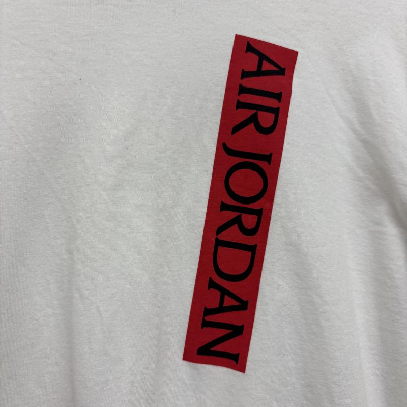 ナイキ NIKE Tシャツ 長袖 ロンT AIR JORDAN エアジョーダン cn3505-100 プリント ロゴ M 白 / ホワイト / white メンズ USED 古着 中古 50145903