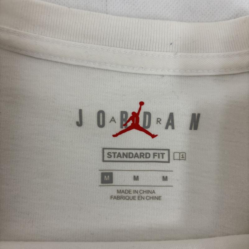 ナイキ NIKE Tシャツ 長袖 ロンT AIR JORDAN エアジョーダン cn3505-100 プリント ロゴ M 白 / ホワイト / white メンズ USED 古着 中古 50145903
