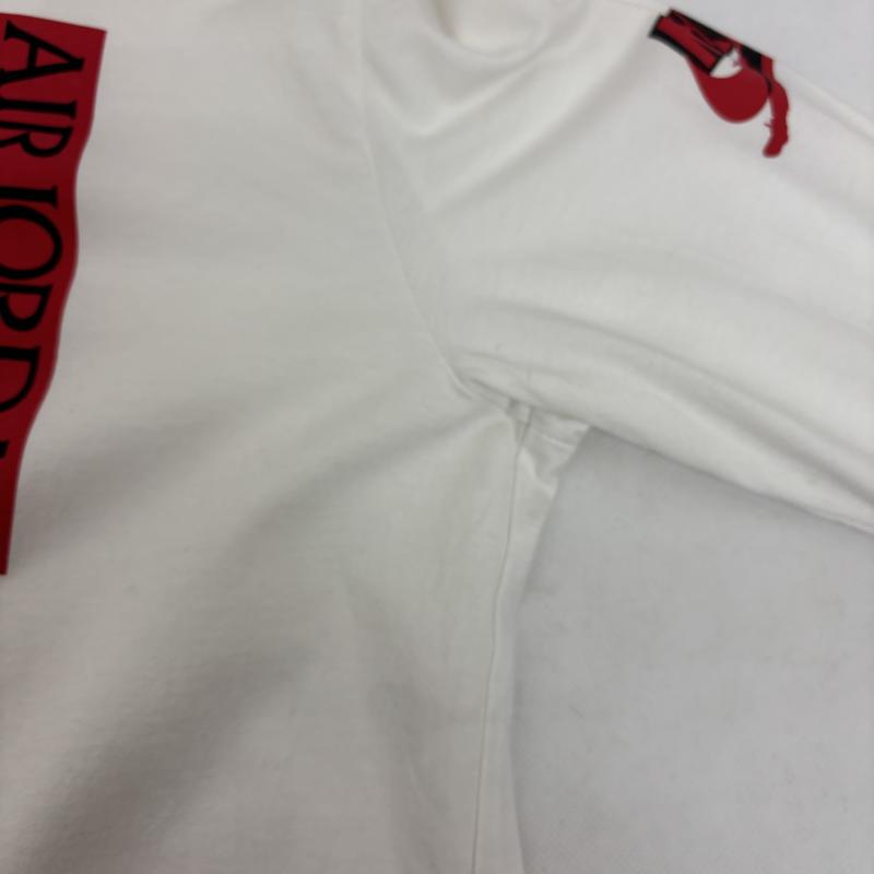 ナイキ NIKE Tシャツ 長袖 ロンT AIR JORDAN エアジョーダン cn3505-100 プリント ロゴ M 白 / ホワイト / white メンズ USED 古着 中古 50145903
