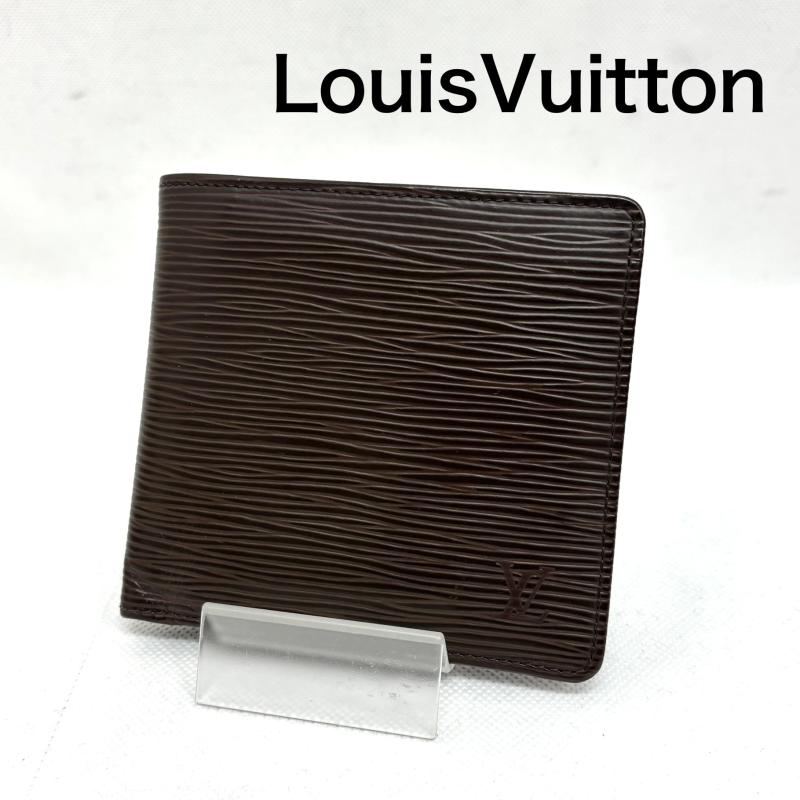ルイヴィトン LOUIS VUITTON 財布 二つ折り M63652 ポルトフォイユ マルコ エピ 茶 茶 / ブラウン / brown メンズ USED 古着 中古 50145909