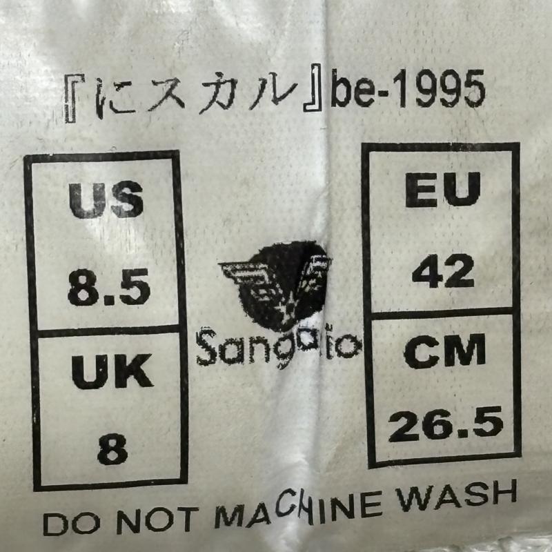 サンガチオ via SANGACIO スニーカー スニーカー スニーカー スカル be-1995 にゅ Tokyo 特製キーホルダー付き 26.5cm 黒 / ブラック / black X 黄 / イエロー / yellow メンズ USED 古着 中古 50145910