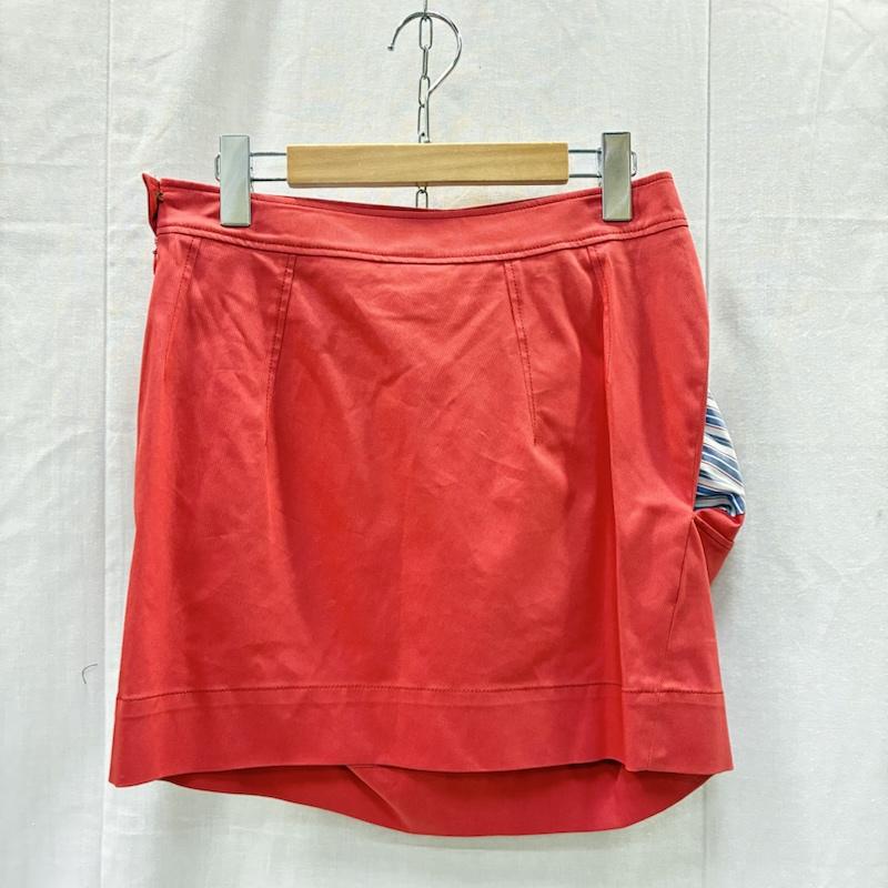 ヴィヴィアン ウエストウッド レッドレーベル Vivienne Westwood red label スカート ミニスカート 26MA103 タイトミニスカート red 42 ギャザーデザイン 42 無地 赤 / レッド / red レディース USED 古着 中古 50145916