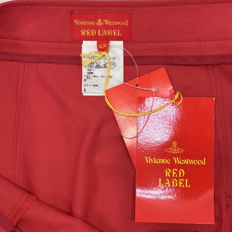 ヴィヴィアン ウエストウッド レッドレーベル Vivienne Westwood red label スカート ミニスカート 26MA103 タイトミニスカート red 42 ギャザーデザイン 42 無地 赤 / レッド / red レディース USED 古着 中古 50145916