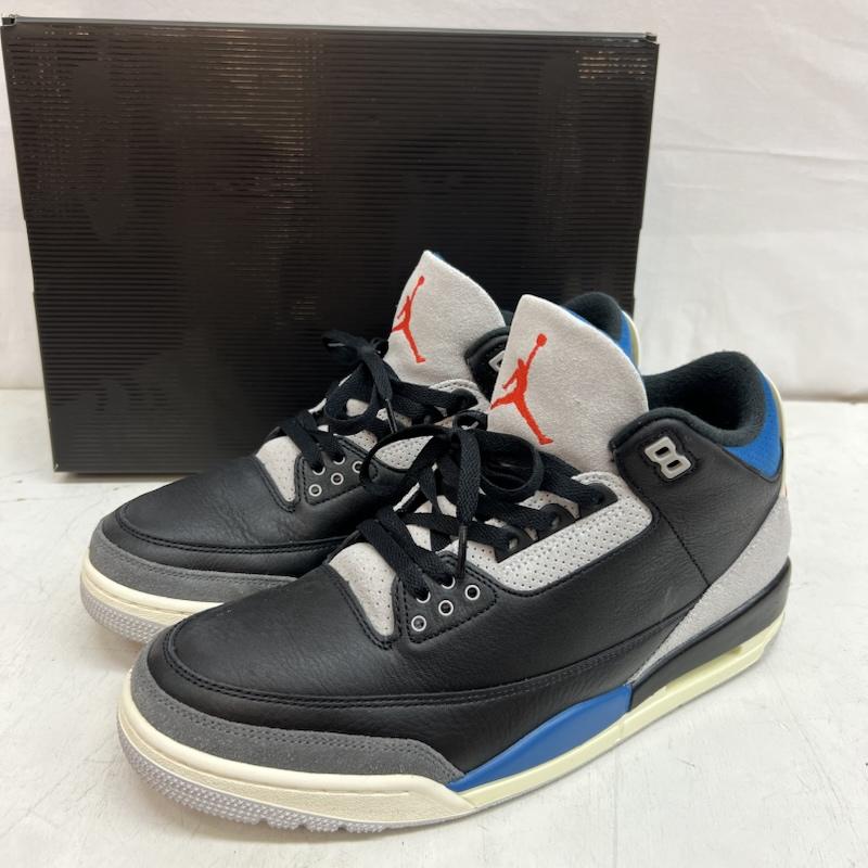 ナイキ NIKE スニーカー スニーカー AIR JORDAN 3 RETRO  RARE AIR  エアジョーダン レア エア IB8967-004 29.5cm 黒 / ブラック / black メンズ USED 古着 中古 50146001