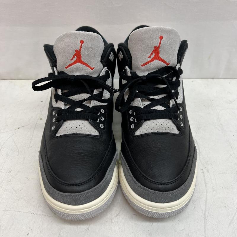 ナイキ NIKE スニーカー スニーカー AIR JORDAN 3 RETRO  RARE AIR  エアジョーダン レア エア IB8967-004 29.5cm 黒 / ブラック / black メンズ USED 古着 中古 50146001