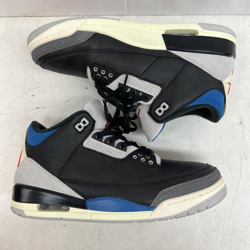 ナイキ NIKE スニーカー スニーカー AIR JORDAN 3 RETRO  RARE AIR  エアジョーダン レア エア IB8967-004 29.5cm 黒 / ブラック / black メンズ USED 古着 中古 50146001