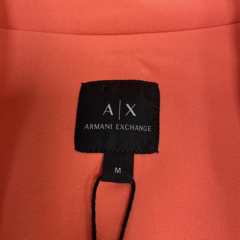 アルマーニエクスチェンジ ARMANI EXCHANGE ベスト ベスト ロング丈 ベスト ジレ ジャケット スナップボタン 前開き 無地 蛍光ピンクオレンジ系カラー 襟付き M 無地 橙 / オレンジ / orange レディース USED 古着 中古 50146057
